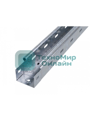 Лоток листовой перфорированный 50х50 L2000 сталь 0.7мм ДКС 35250