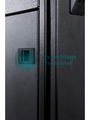 Шкаф серверный ЦМО ШТК-СП-42.8.12-48АА-9005 42U 800x1200 мм пер. дв. перфор. задн. дв. перфор. 2-хст. 2 бок. пан. 1350 кг черный