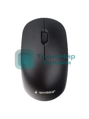 Мышь беспроводная Gembird MUSW-435 черный, 1600 dpi, радиоканал, USB, кнопки - 3