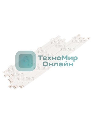 Светодиодная подсветка для телевизоров LG 39LN, AGF78400401, POLA2.0 39 (комплект, 8 шт)