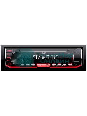 Автомагнитола JVC KD-X152M, 1 DIN, USB Type-A, AUX, съёмная панель