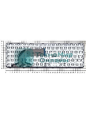 Клавиатура для ноутбука HP 350 G2 черная