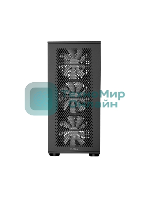 Корпус PCCooler ME200 MESH BK, Midi-Tower, чёрный, 3 x 120 мм