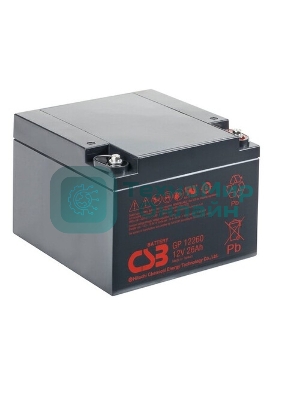 Батарея для ИБП CSB GP-12260 (12V, 26Ah) для UPS клеммы F2