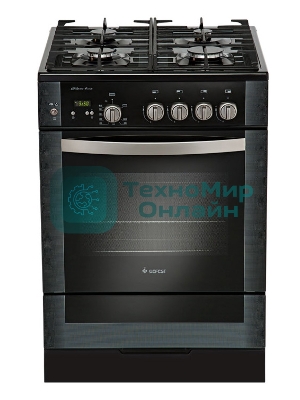 Плита газовая Gefest ПГ 6500-03 0044 черный, конфорок 4 шт, духовка 52 л, 60 см x 85 см x 60 см