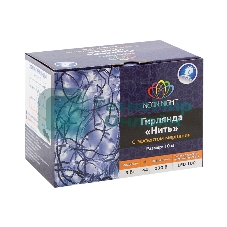 Гирлянда Neon-night Нить 10м, эффкт мерцания (каждый 5-ый), прозрачный ПВХ, 230В, белый