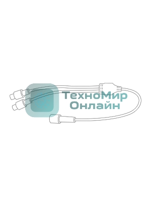 Разветвитель -Y для уличных гирлянд Neon-night Professional (1 вход, 2 выхода) белый ПВХ