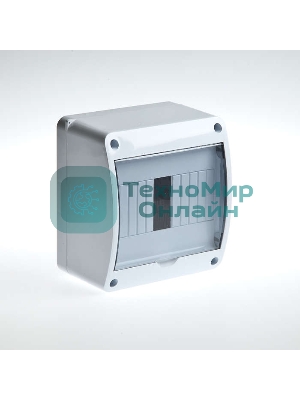 Бокс ОП Тусо 6мод. IP40 бел./прозрачная двер. Рувинил 68306