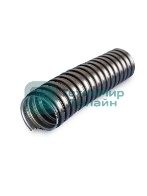 Металлорукав в ПВХ изоляции Р3-ЦПнг 15 d15мм без протяжки черный (уп.50м) ЗЭТА zeta44204
