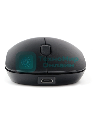 Мышь беспроводная Gembird MUSW-435 черный, 1600 dpi, радиоканал, USB, кнопки - 3
