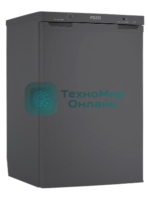 Холодильник Pozis RS-411 графитовый однокамерный 84/14 л морозилка сверху
