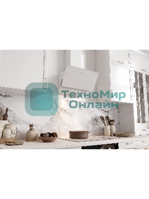 Вытяжка наклонная Elikor Vertex WH 50 белый, 50 см, 750 куб. м/ч, 56 дБ