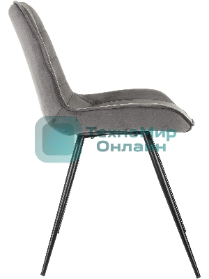 Стул для дома Бюрократ CH-K2_4 комплект 4 шт т.с ерый Holland 18 металл черный на ножках