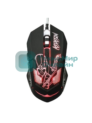 Мышь проводная Qumo Dragon War Assassin M33 черный, 3200 dpi, USB, кнопки - 6