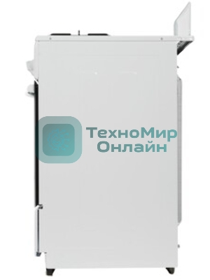 Плита комбинированная Flama RK 2201 W белый, конфорок 2 газовых и 2 электрических, духовка 50 л, 50 см x 85 см x 54 см