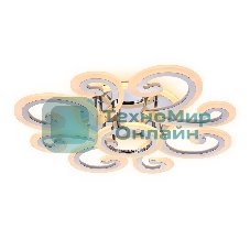 Потолочный светодиодный светильник FA5146/8+1 CH хром 112W D620*130 (ПДУ РАДИО 2.4G)
