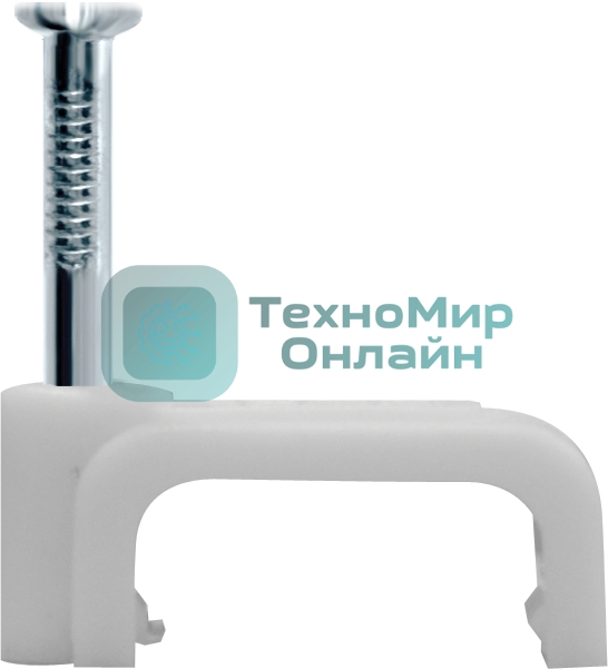 Скоба Navigator креп. прям. d12 с гвозд. NCS-12-50 (уп. 50 шт)