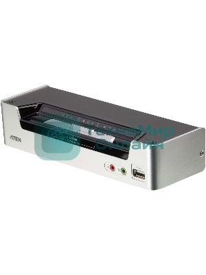 Переключатель, электрон., KVM+Audio+USB 2.0, 1 user USB+HDMI => 2 cpu USB+HDMI, соШнур. USB 2х1.8м., настол., исп.стандарт, без OSD, некаскад.. CUBIQ 2 PORT HDMI KVMP SWITCH W/1.8M