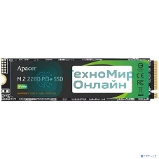 Накопитель SSD Apacer 2Tb, PCIe 3.0 x4, M.2 2280, NVMe v1.3, R/W 2100/1700, 3D NAND