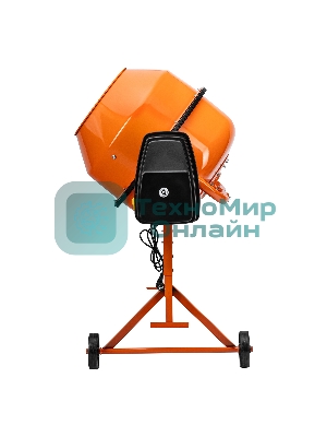 Бетоносмеситель Сибртех БСН-200П 800 Вт, 200 л, полиамидный венец, 23 об/мин