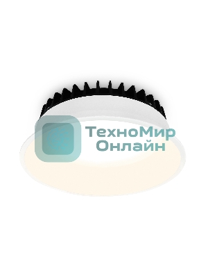 Встраиваемый многорежимный cветодиодный светильник Ambrella light DCR510 12W 6400K/3000K/4200K 85-265V D150*50 (A137)