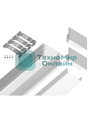 Алюминиевый профиль Ambrella light GP1750WH белый 2000*15.7*12