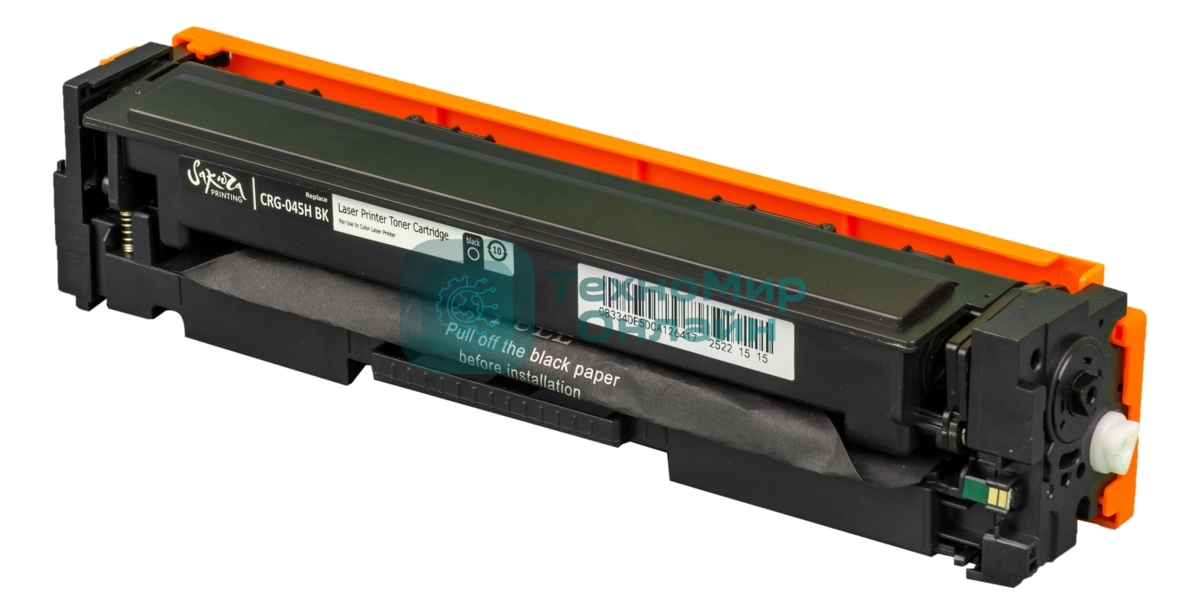 Картридж лазерный Sakura CRG045HBK для Canon i-SENSYS LBP-610C, MF-630C, черный, 2 800к.