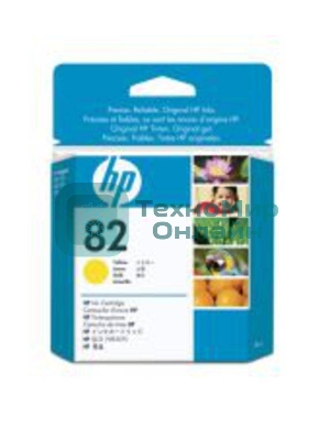 Картридж струйный HP №82 CH568A желтый для HP DJ 510 (28мл)
