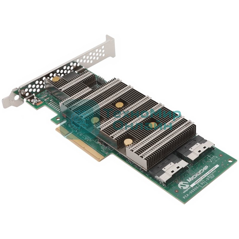 Контроллер Adaptec Microchip SmartRAID 3258-16i/e 24G SAS adapter, 16 Gbps NVMe Gen 4, 24 Gbps SAS-4, and 6 Gbps SATA full tri-mode SAS/SATA/ NVMe adapters, 8-lane (x8) PCIe Gen 4 host interface