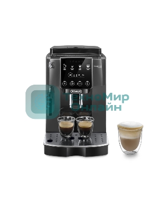 Кофемашина автоматическая DeLonghi ECAM220.22.Gb черный, исп. кофе - зерновой/молотый, 1.8 л, 1450 Вт, 15 Бар.