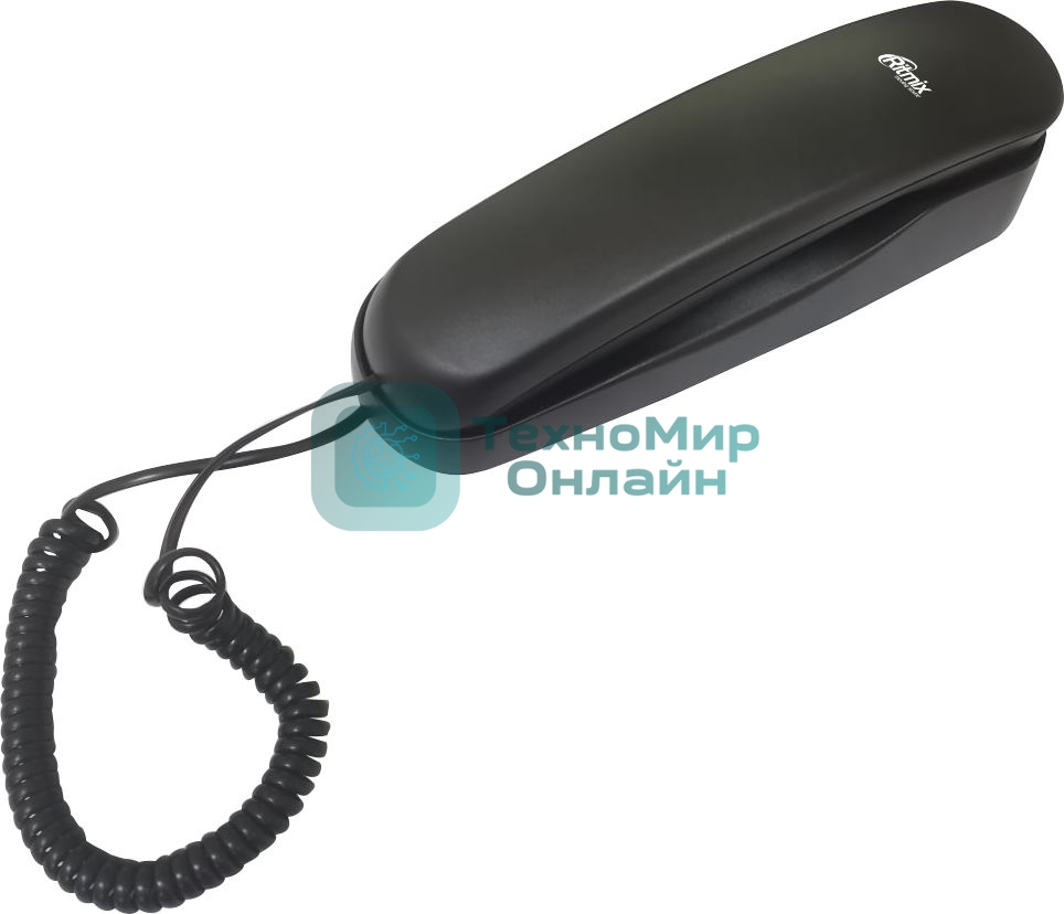 Телефон проводной Ritmix RT-002 черный