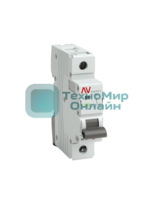 Выключатель автоматический модульный 1п B 6А 6кА AV-6 AVERES EKF mcb6-1-06B-av