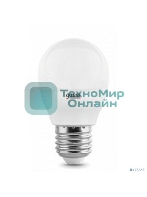 Лампа cветодиодная Gauss LED Elementary Globe 6W E27 2700K Арт.LD53216