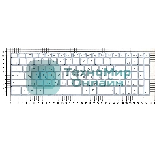 Клавиатура для ноутбука Asus VivoBook 17 X705U белая