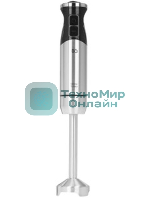 Блендер погружной BQ HB1032SS черный, 1200 Вт, 2 скорости, турбо