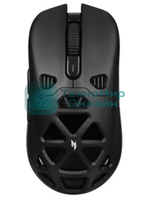 Мышь беспроводная Acer Nitro OMR404 черный, 6400 dpi, радиоканал, Bluetooth, USB, кнопки - 6