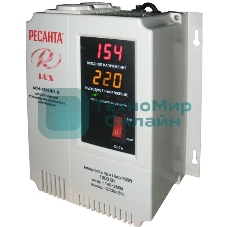Стабилизатор напряжения Ресанта АСН-1000Н/1-Ц электронный однофазный серый