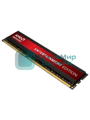Оперативная память AMD Radeon R5, DDR3, 8GB (1x8GB), 1600MHz, CL11, DIMM, OEM