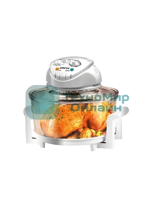Аэрогриль Centek Ct-1456 белый, 1400 Вт, 12 л, механическое управление, 0 программ