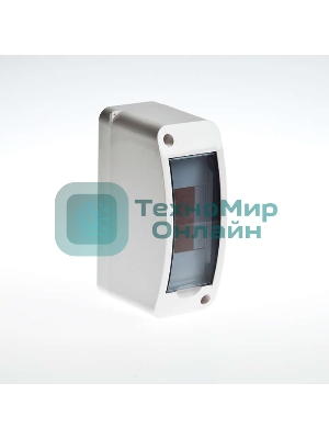 Бокс ОП Тусо 2мод. IP40 бел./прозрачная двер. Рувинил 68302