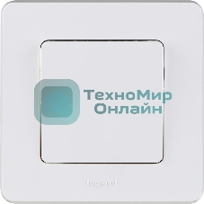 Выключатель 1-клавишный 10AX 250 В белый