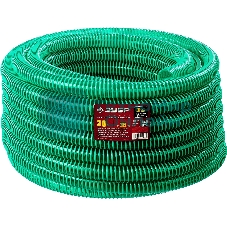 Шланг напорно-всасывающий ЗУБР со спиралью ПВХ, 3 атм, 38мм х 30м 40325-38-30