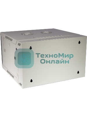 Шкаф настенный серии Pro, 3-секционный, 6U 600x600, стеклянная дверь