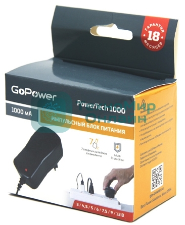 Блок питания GoPower PowerTech 1000 универсальн. импульсный (1/100)