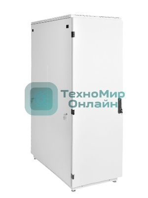 Шкаф коммутационный ЦМО ШТК-М-42.8.10-3ААА 42U 800x1000 мм пер. дв. металл задн. дв. стал. лист 2 бок. пан. 500 кг серый