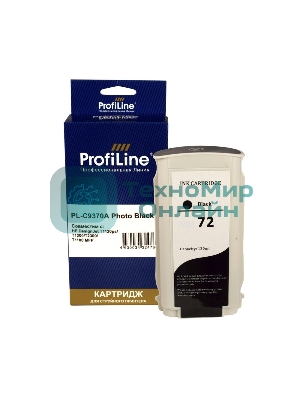 Картридж струйный ProfiLine PL-C9370A (№72) для HP DesignJet T1120ps/T1200/T2300/T1100 MFP Photo Black