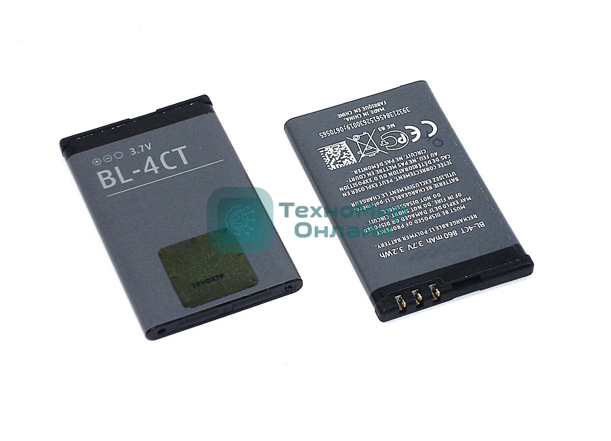 Аккумуляторная батарея BL-4CT для Nokia 5310/6700S/7230/7310/X3