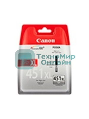 Картридж струйный Canon CLI-451XLGY серый, 780 стр. (повышенной емкости), для PIXMA iP7240, MG5440, 6340