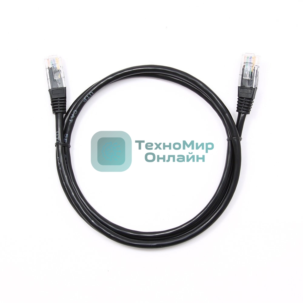 Патч-корд UTP Cablexpert PP12-1M/BK