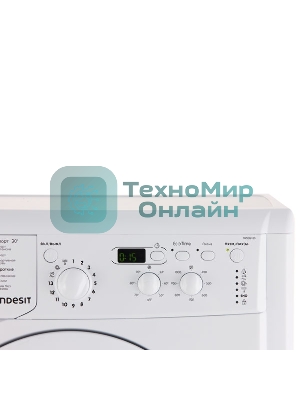Стиральная машина Indesit IWSD 6105 B (CIS).L белая, загрузка фронтальная 6кг, 1000 об/мин., класс: A